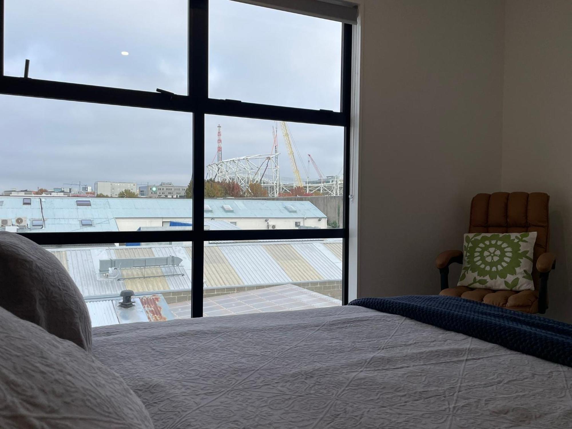 Stadium View Suite Christchurch Eksteriør bilde